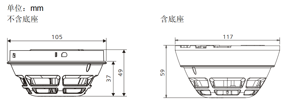 OH720-CN 點型復合式感煙感溫火災探測器(圖4) OH720-CN 點型復合式感煙感溫火災探測器(圖4)
